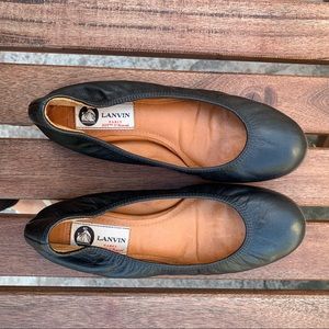 Black Lanvin ballet flats size FR 36